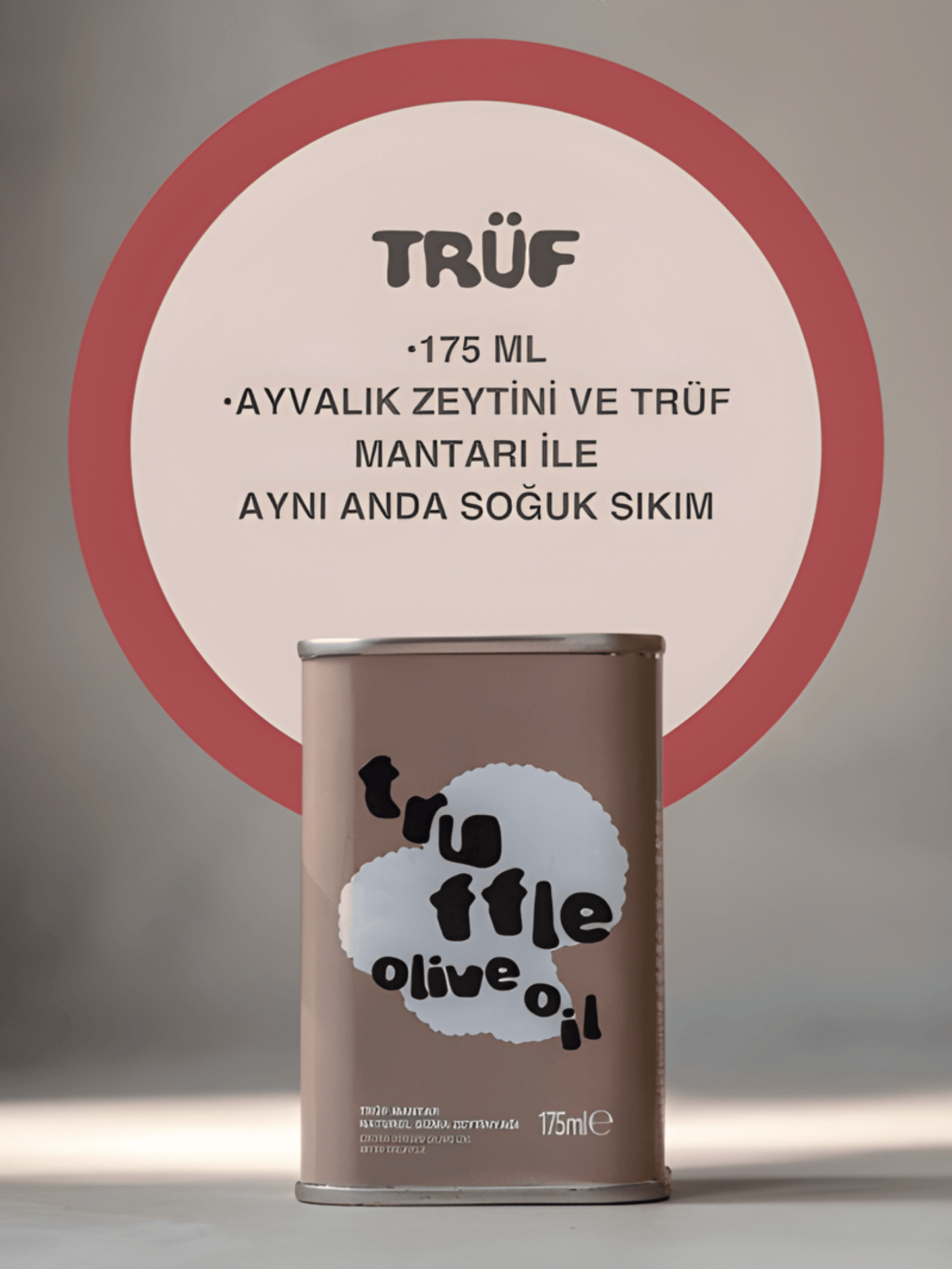 Trüf Aromalı Çeşnili Natürel Sızma Zeytinyağı 175 ml