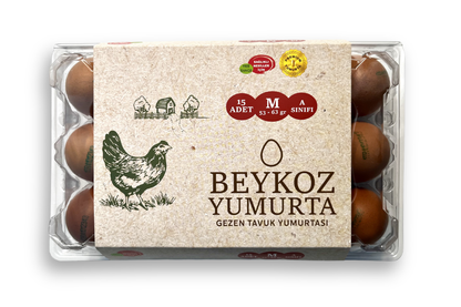 Serbest Gezen Tavuk Yumurtası - 15'li